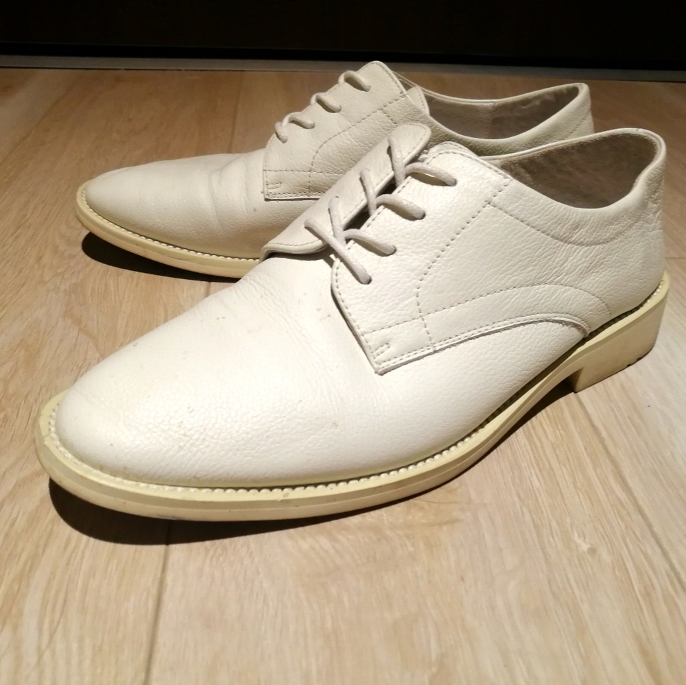 Lamb Leather Oxford Shoes Women